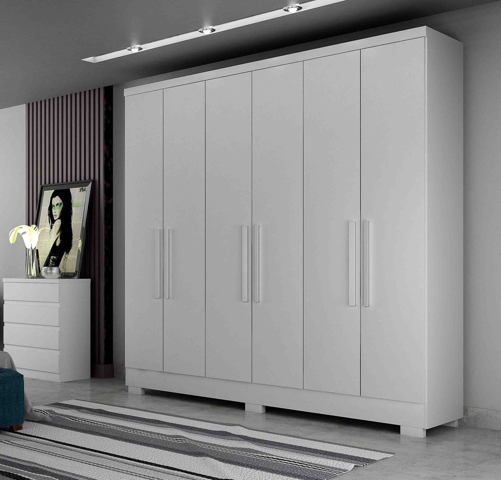 Roupeiro Milly 6 Portas